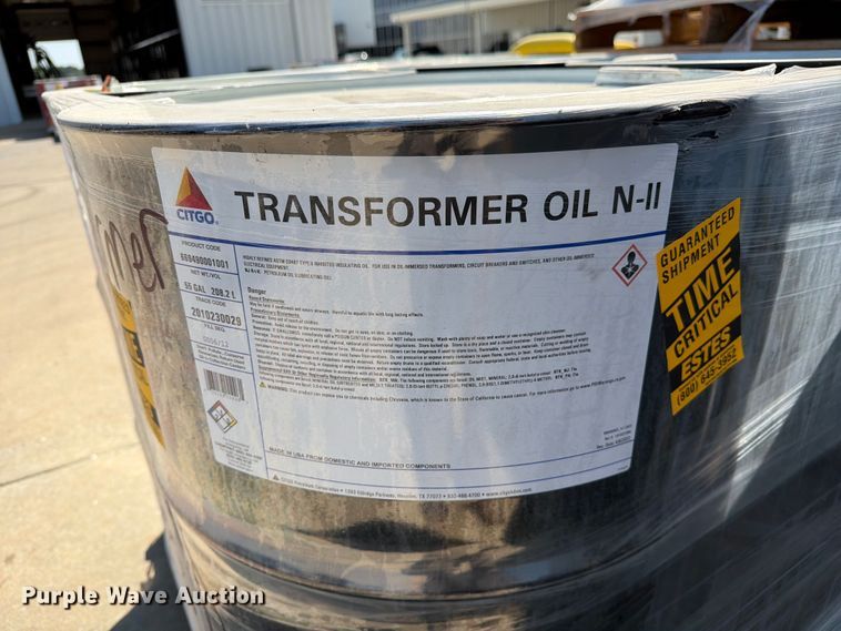 image for item DZ4726 (11) barrels of Citgo transformer oil N-II
