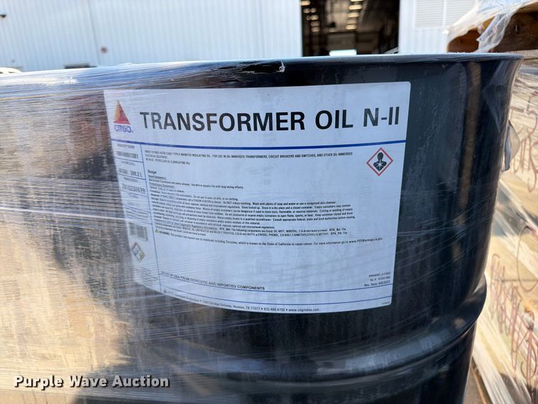 image for item DZ4726 (11) barrels of Citgo transformer oil N-II