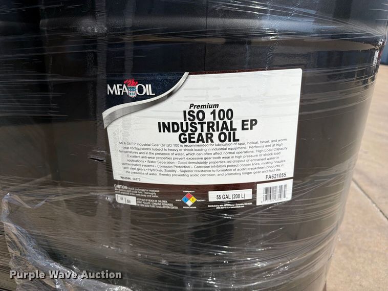 image for item DZ4727 (11) barrels of MFA ISO 100 Industrial EP Gear Oil