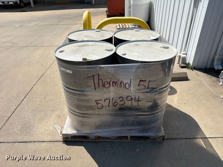 image for item DZ4728 (4) barrels of Therminol 55 heat transfer fluid
