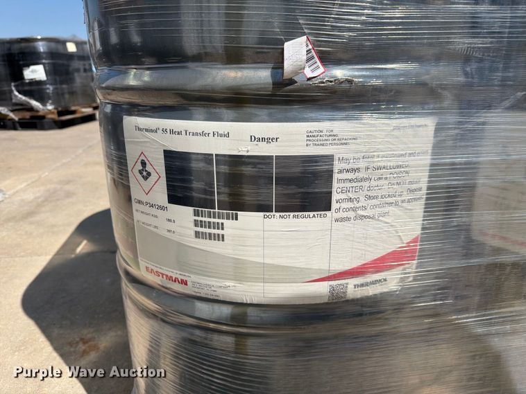 image for item DZ4728 (4) barrels of Therminol 55 heat transfer fluid
