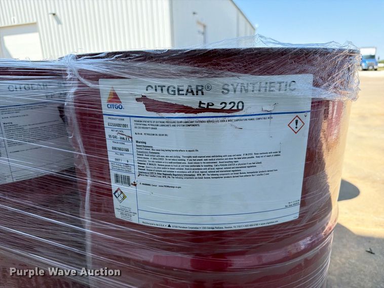 image for item DZ4730 (5) barrels of Citgo Citgear Synthetic EP 220