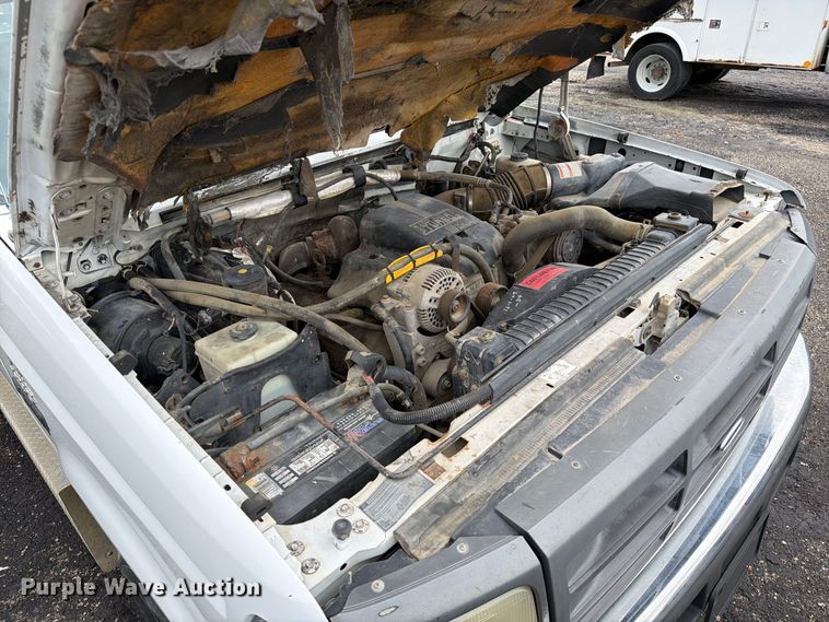 image for item DZ4785 1995 Ford F450 Super Duty flatbed truck