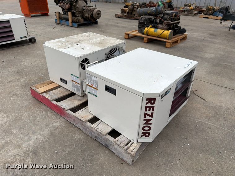 image for item DZ4800 (2) Reznor V3 TCore2 heaters