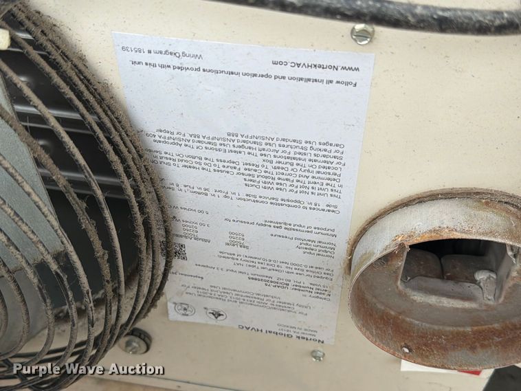 image for item DZ4800 (2) Reznor V3 TCore2 heaters