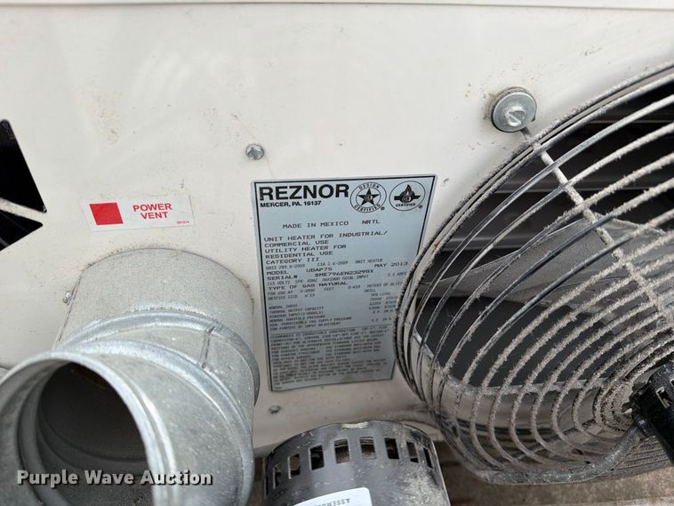 image for item DZ4801 (2) Reznor V3 TCore2 heaters