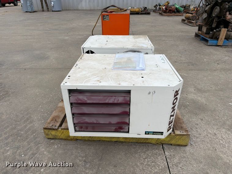 image for item DZ4804 (2) Reznor V3 TCore2 heaters