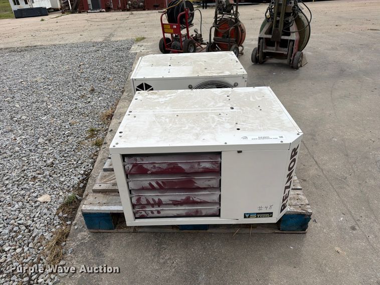 image for item DZ4805 (2) Reznor V3 TCore2 heaters
