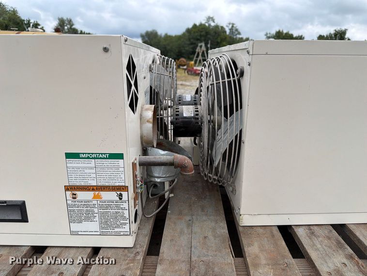 image for item DZ4805 (2) Reznor V3 TCore2 heaters