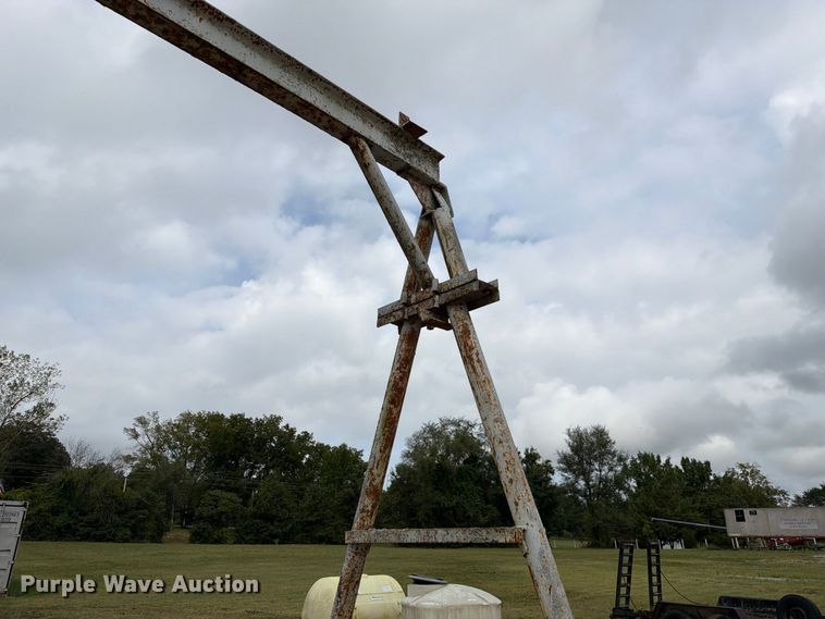 image for item DZ4807 Shop built A frame gantry