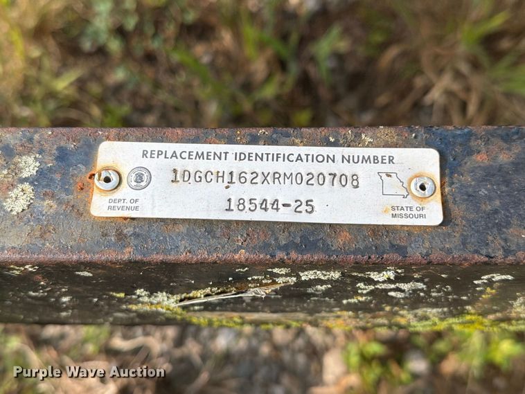 image for item DZ4812 1994 Doolittle equipment trailer