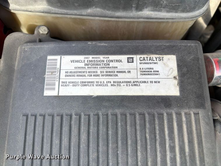 image for item DZ4831 2007 Chevrolet Silverado 2500HD pickup truck