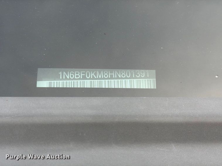 image for item DZ4837 2017 Nissan NV 1500 van