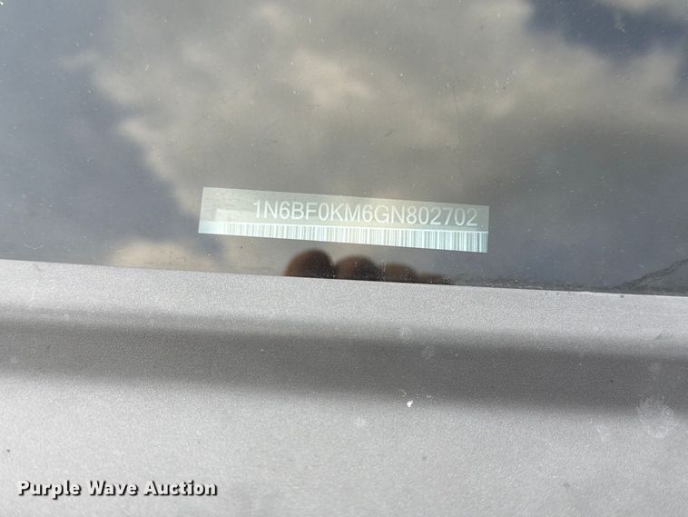 image for item DZ4838 2016 Nissan NV 1500 van
