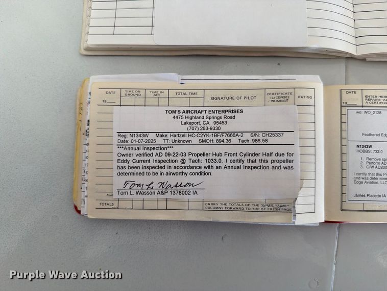 image for item EA0440 1964 Mooney M-20C airplane