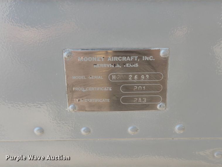 image for item EA0440 1964 Mooney M-20C airplane