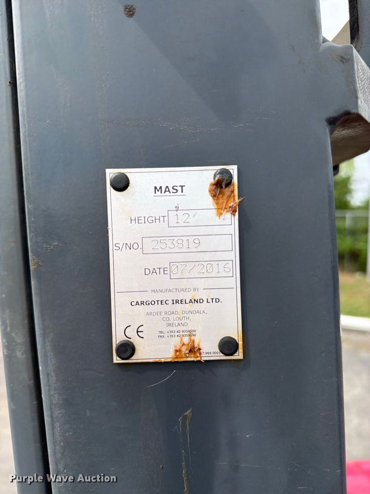 image for item EO8735 2016 Moffett M85502 forklift