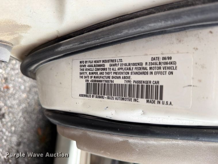 image for item EO8742 2000 Subaru Legacy Outback SUV