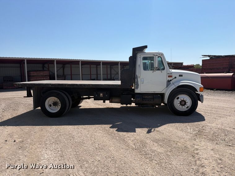 image for item EP7573 1997 International 4700 dump flatbed truck