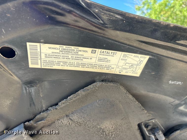 image for item ER3288 2006 Chevrolet Cobalt SS 