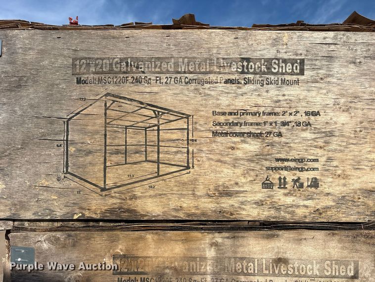 image for item ES8021 (4) 2024 Pioneer Valley MSC1220F livestock sheds