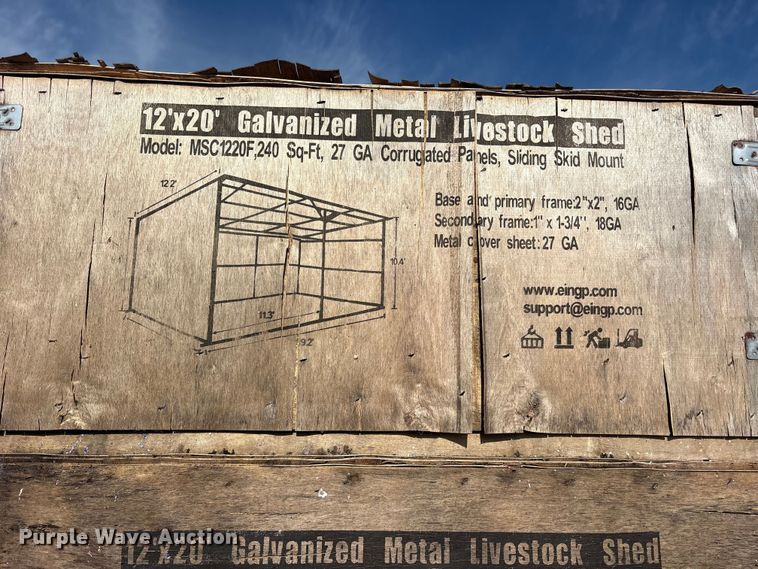 image for item ES8022 (4) 2024 Pioneer Valley MSC1220F livestock sheds