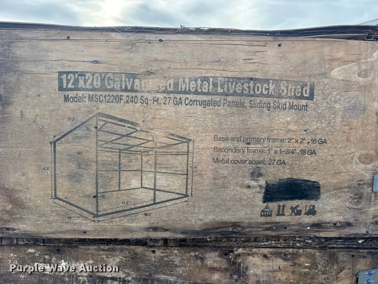 image for item ES8148 (4) 2024 Pioneer Valley MSC1220F livestock sheds
