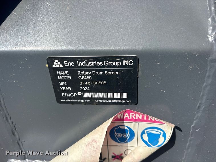 image for item ES8174 2024 Erie GF150 vibratory screen