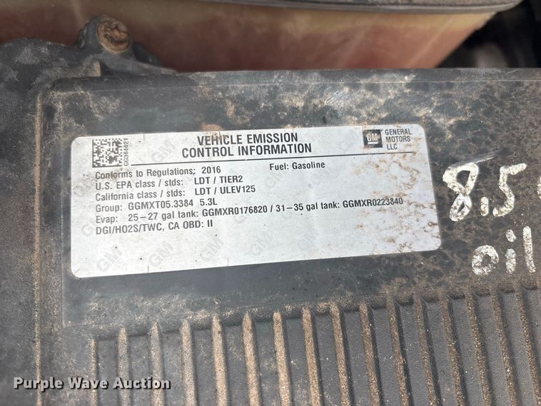 image for item ET8669 2016 Chevrolet Silverado 1500 Crew Cab pickup truck