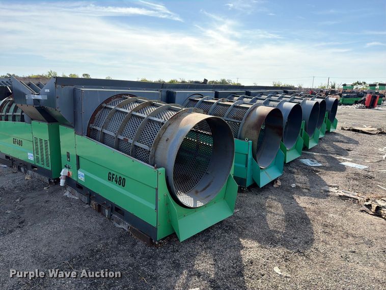 image for item EU1532 (12) Erie Industries GF480 trommel screens