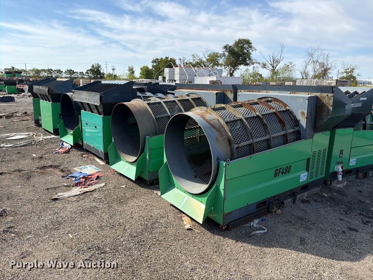 image for item EU1532 (12) Erie Industries GF480 trommel screens