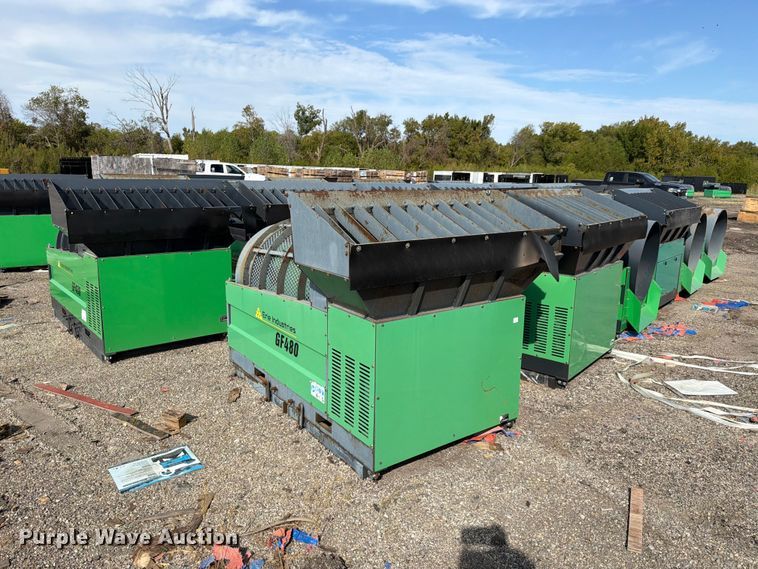 image for item EU1532 (12) Erie Industries GF480 trommel screens