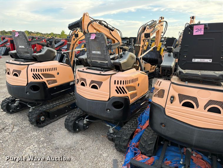 image for item EU1558 2024 Erie Industries EM15 mini excavator