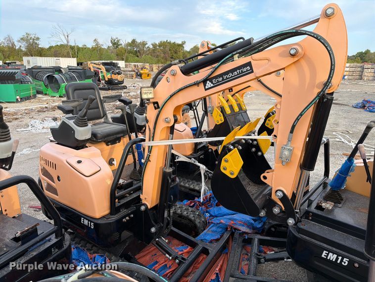 image for item EU1558 2024 Erie Industries EM15 mini excavator