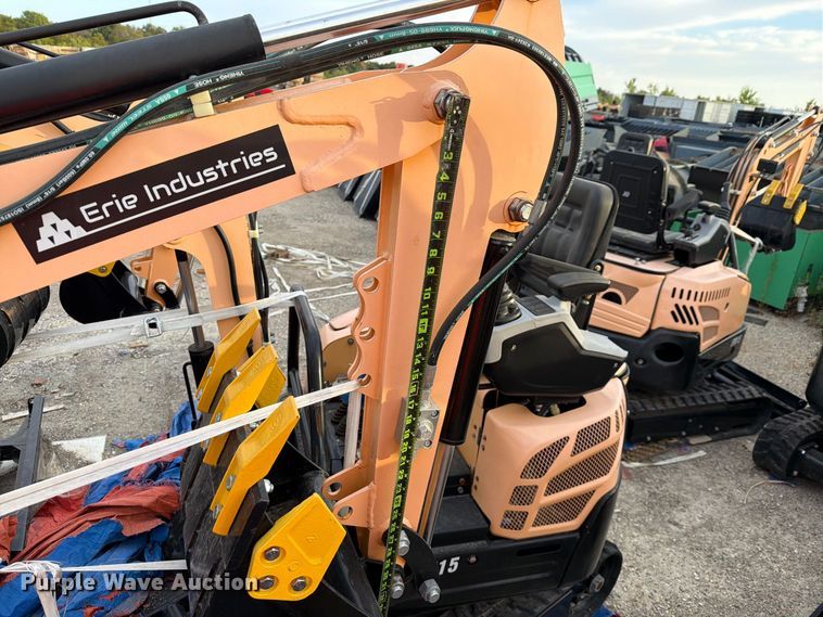 image for item EU1558 2024 Erie Industries EM15 mini excavator