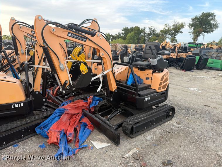 image for item EU1559 2024 Erie Industries EM15 mini excavator