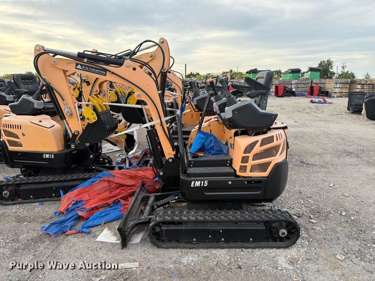 image for item EU1559 2024 Erie Industries EM15 mini excavator