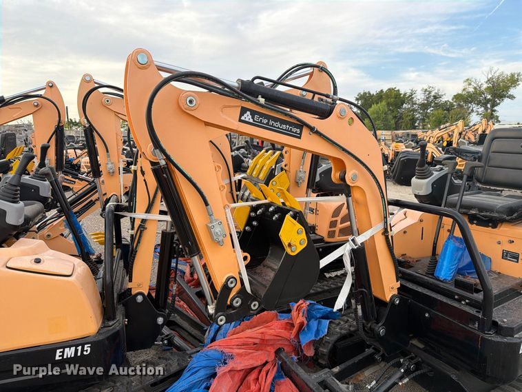 image for item EU1559 2024 Erie Industries EM15 mini excavator