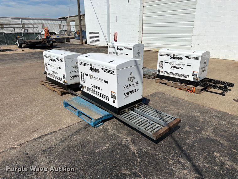 (2) Vanair Viper G80 air compressors