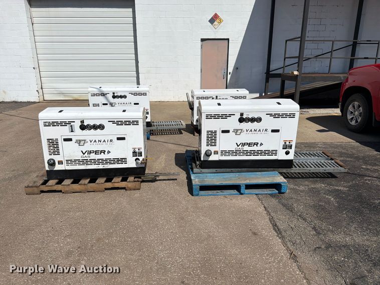 image for item EW5032 (2) Vanair Viper G80 air compressors