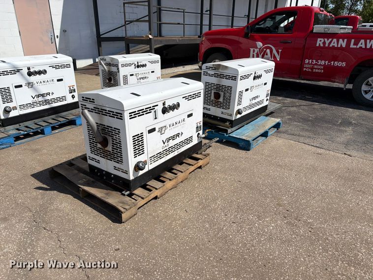 image for item EW5032 (2) Vanair Viper G80 air compressors