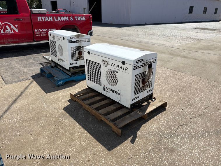 image for item EW5032 (2) Vanair Viper G80 air compressors