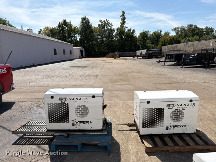 image for item EW5032 (2) Vanair Viper G80 air compressors