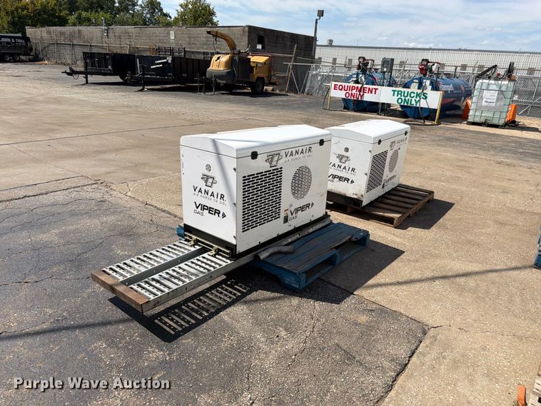 image for item EW5032 (2) Vanair Viper G80 air compressors