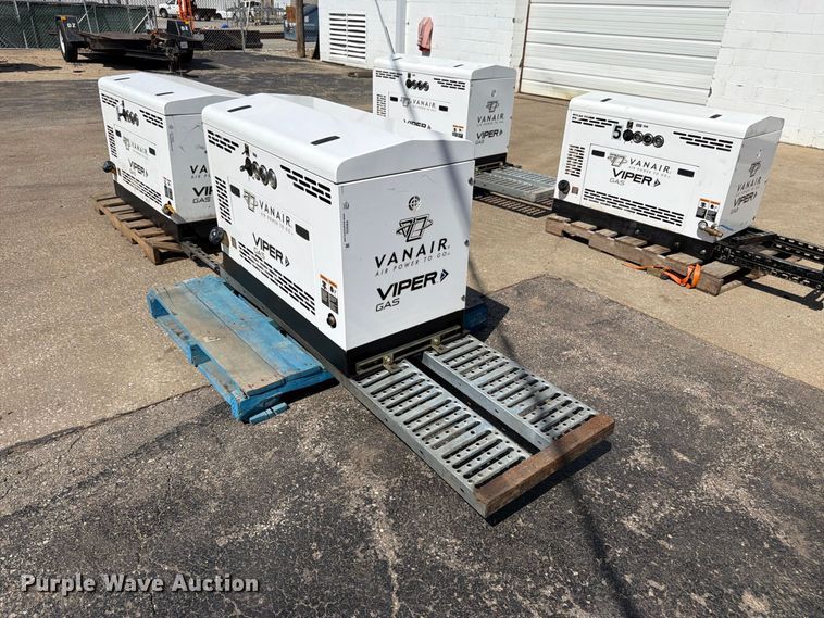 image for item EW5032 (2) Vanair Viper G80 air compressors
