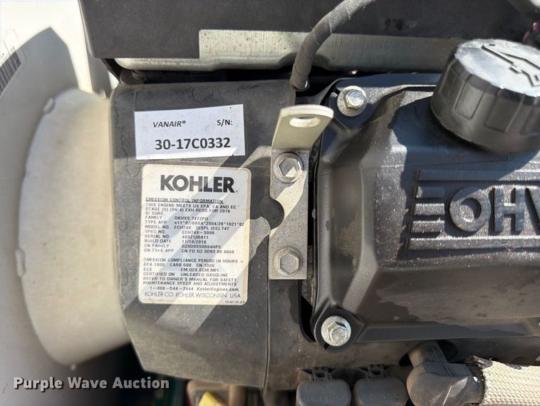 image for item EW5032 (2) Vanair Viper G80 air compressors