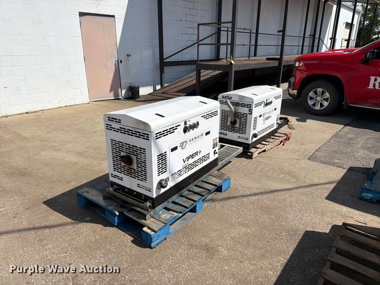 image for item EW5033 (2) Vanair Viper G80 air compressors