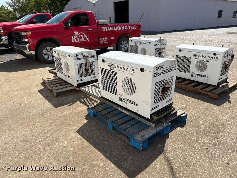 image for item EW5033 (2) Vanair Viper G80 air compressors