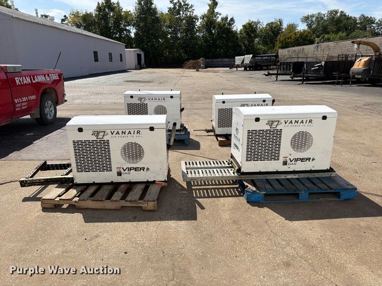 image for item EW5033 (2) Vanair Viper G80 air compressors