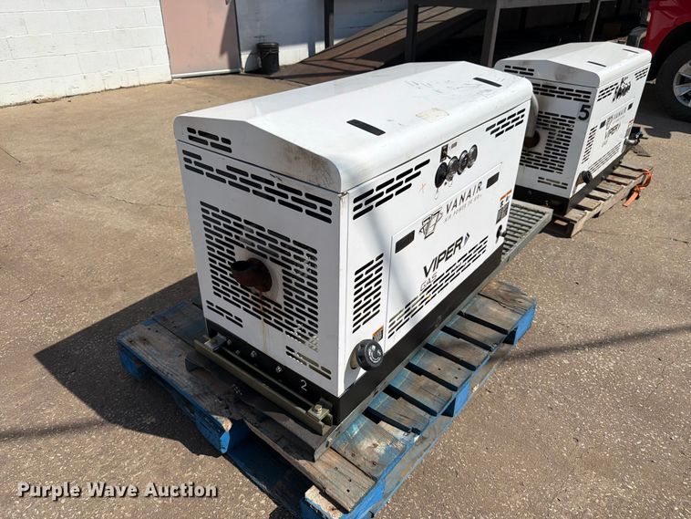 image for item EW5033 (2) Vanair Viper G80 air compressors